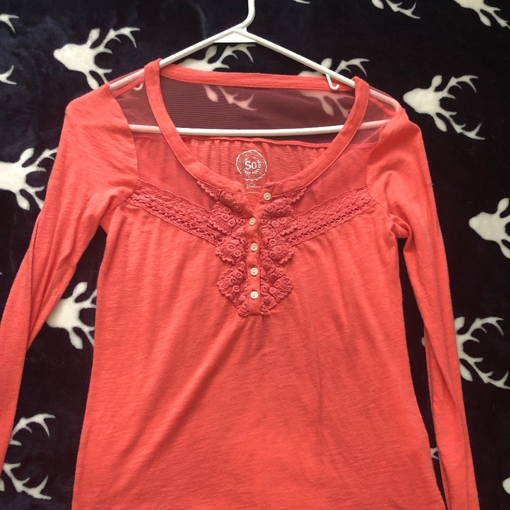 Beautiful Coral Shirt